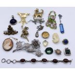 A collection of costume jewellery etc.