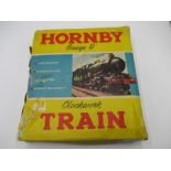 A boxed Hornby 'O' gauge Clockwork Train No. 31 passenger set - box A/F