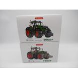 Two boxed Wiking Fendt Vario die-cast tractors including models 1050 & 942 (both 1:32 scale)
