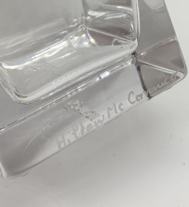 A Daum decorative glass inkwell and quill signed for Hilton McConnico - Image 3 of 4