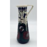A Moorcroft pottery 'Mackintosh jug' designed by Rachel Bishop, with tube lined design in the