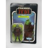 A Kenner Star Wars Return Of The Jedi "Gamorrean Guard" figurine (No 70670) in original packing.