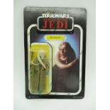A Palitoy Star Wars Return Of The Jedi "Bib Fortuna" figurine in original packing