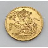 A 1912 full sovereign