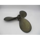 A bronze propeller blade, with keyway.