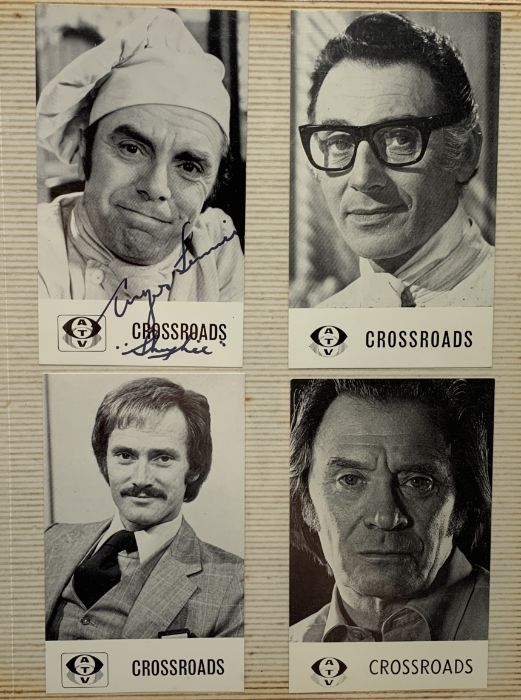 An album of signed crossroads publicity photos and Christmas cards - most personally addresses to " - Image 7 of 9