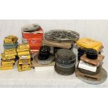 A large collection of vintage film, film reels etc including Kodak, Cine Kodagraph, Kodachrome,