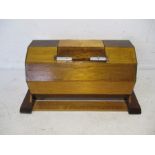 A vintage wooden tombola