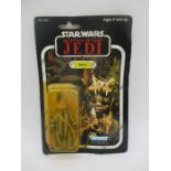 A Kenner Star Wars Return Of The Jedi "Teebo" figurine (No 71310) in original packing