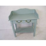 A painted washstand with false drawer. 83cm x 45cm height 87cm