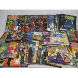A collection of various Star Wars annuals, comics (dated from 1979 onwards), storybooks, data