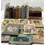 A collection of books - mainly children's literature including Alice in Wonderland, The Mad Dog, The