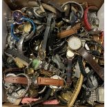 A collection of various watches etc.