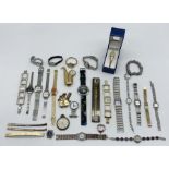 A collection of various watches including Sekonda, Macy's etc.