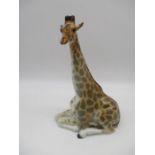 A ceramic Russian giraffe - chip to ear