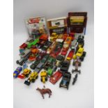 A small collection of die-cast vehicles including Corgi, Matchbox, One Star etc - some boxed