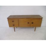 A mid century sideboard, length 152cm.