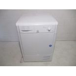 An Indesit condenser dryer, model IDC8T3, 8kg, B class.