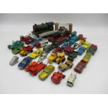 A small collection of die-cast vehicles including Lesney, Corgi Juniors, Husky Models, Matchbox etc