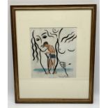 Francis Picabia (French, 1879-1953), 'The Wanderer', graphite and watercolour, signed lower