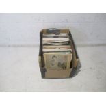 A quantity of 7" vinyl records, including The Rolling Stones, Gene Vincent, Norman Greenbaum,