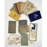 A collection of various books and emphemera incluing a number of WW2 era ARP information booklets