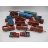 A collection of vintage play worn Corgi die-cast vehicles all relating to Chipperfields Circus