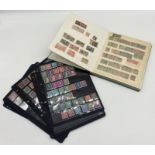 A collection of stamps including Penny Reds and other Victorian stamps, various French, German,