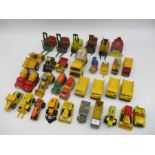 A collection of vintage die-cast mainly relating to construction vehicles including Matchbox,