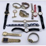 A collection of various watches including Seiko