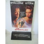 The Specialist (starring Sylvester Stallone & Sharon Stone) cinema lobby standee display