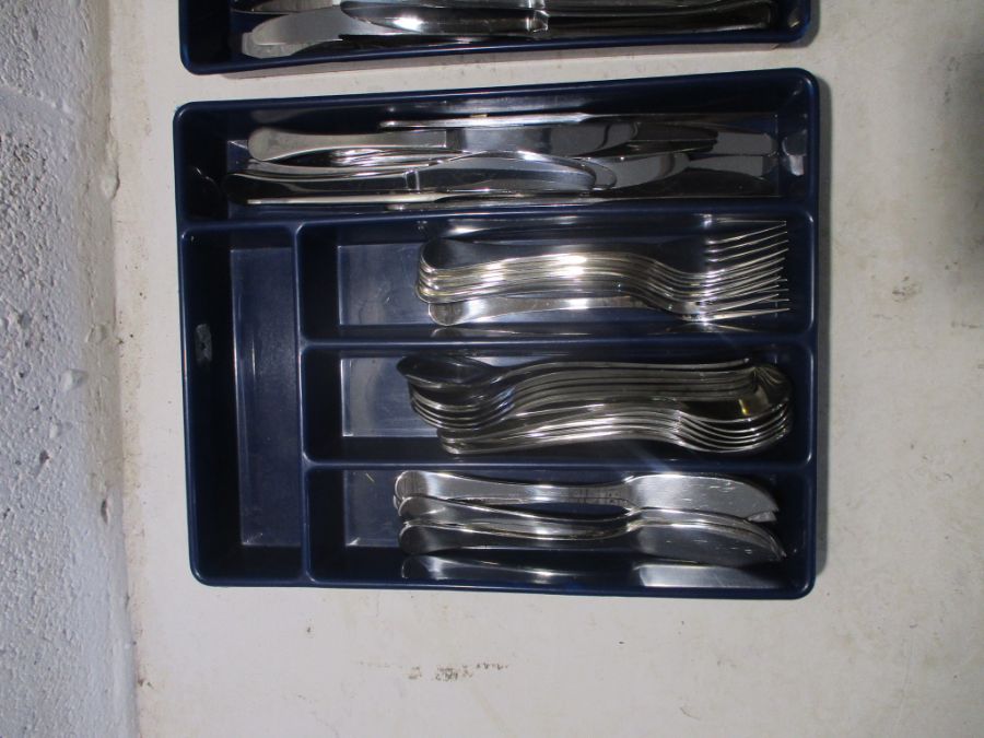 A quantity of stainless steel cutlery. - Image 2 of 4
