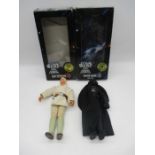 Two boxed Kenner Star Wars Collector Series figurines including Luke Skywalker and Darth Vader