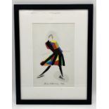 Sonia Delauney, 'Atelier simultané', pochoir in colours, with signature, 1973 - 34cm x 43cm