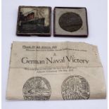 A Lusitania medal complete with box and papers