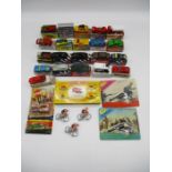 A collection of boxed die-cast vehicles including Matchbox Series and Corgi, along with two sealed