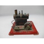 A vintage Mamod steam engine