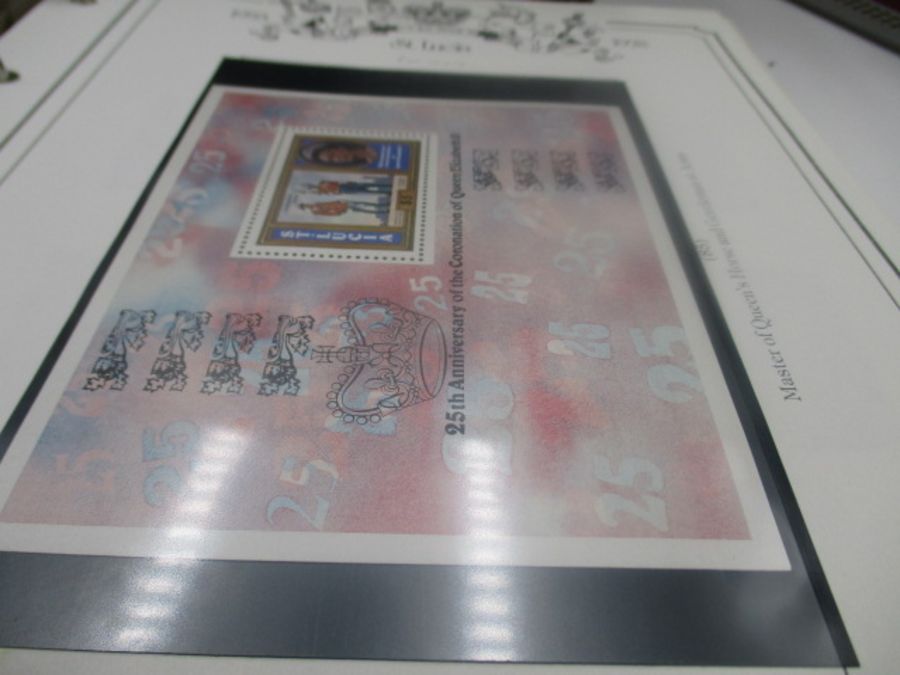 A large collection of UK and world wide loose leaf stamps. Lot also includes some part completed - Image 34 of 146