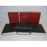 A collection of five binders of "Connaissance des Arts" guides, along with two binders of "The