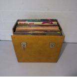 A quantity of 12" vinyl records, including Elvis Presley, Chuck Berry, Bob Marley and the Wailers,