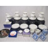 A collection of Royal Doulton including boxed "Juno" cups, saucers, plates etc, along with a