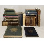 A collection of antiquarian books and plates on the subject of heraldry, mottos, arms, monograms etc
