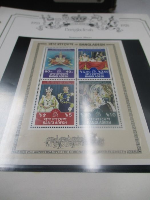 A large collection of UK and world wide loose leaf stamps. Lot also includes some part completed - Image 40 of 146