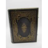 A Victorian leather and brass bound self-interpreting Family Bible, published by A.Hutcheson (