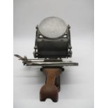 A vintage Adana (London) five-three printing press. Model no. 2.H.S