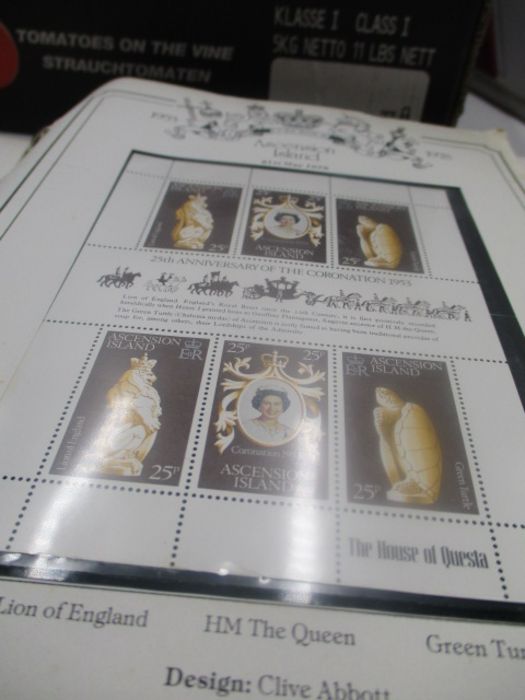 A large collection of UK and world wide loose leaf stamps. Lot also includes some part completed - Image 3 of 146
