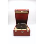 A vintage Decca 50 gramophone, including a small quantity of 78rpm gramophone records.
