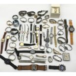 A large collection of various watches