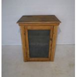 A rustic pine meat safe, length 78cm, height 93cm, depth 62cm.