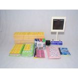 A quantity of Bingo equipment, including a Lucky Bingo reader, tickets, marker pens etc.
